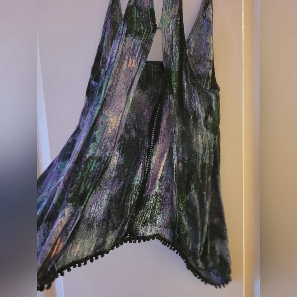 Ecote Multi-Colored Open Back Tank Top - Picture 5 of 5